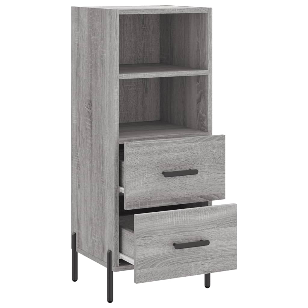 Buffet Sonoma gris 34,5x34x90 cm Bois d'ingénierie Buffets & bahuts vidaXL   