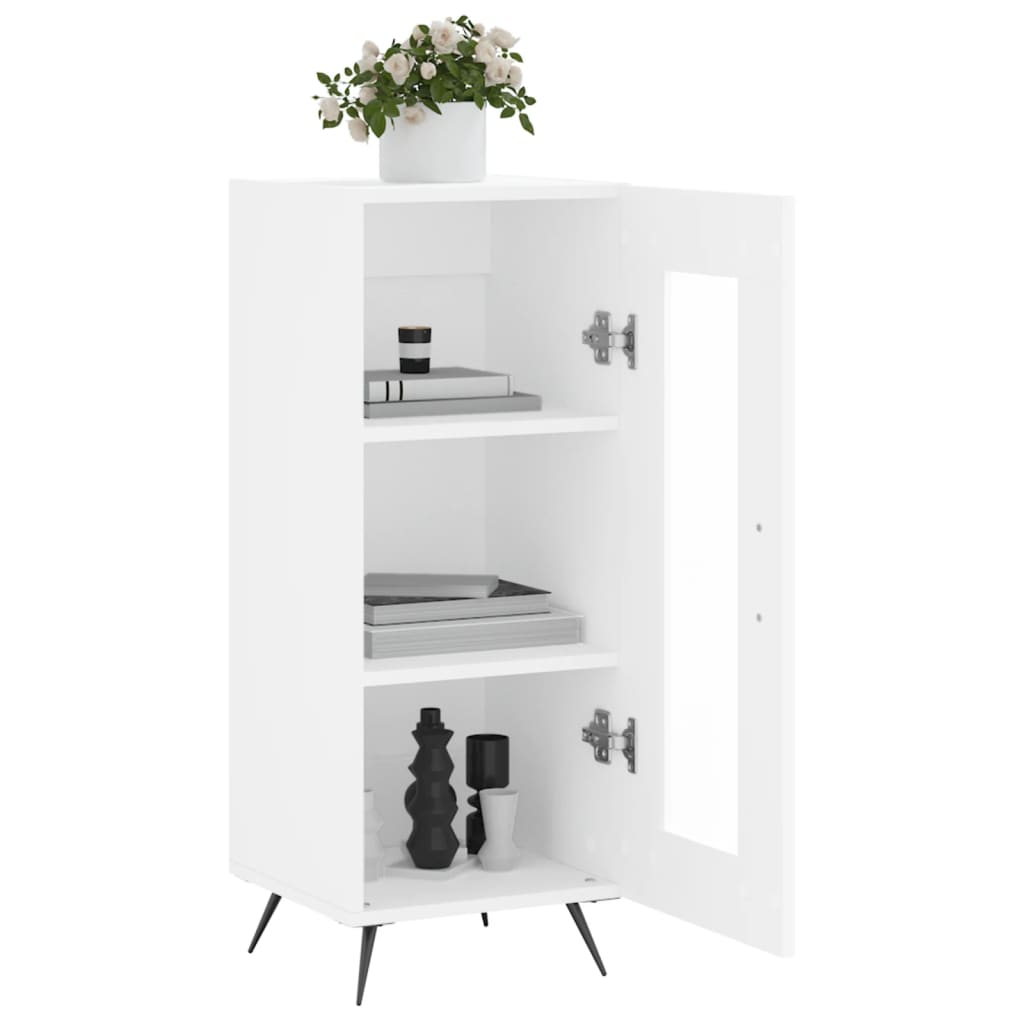 Buffet blanc 34,5x34x90 cm bois d'ingénierie Buffets & bahuts vidaXL   