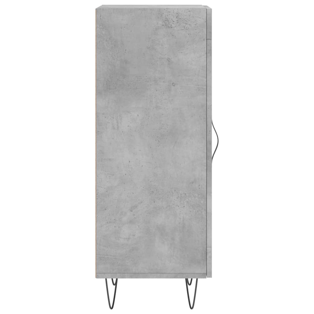 Buffet Gris béton 34,5x34x90 cm Bois d'ingénierie Buffets & bahuts vidaXL   