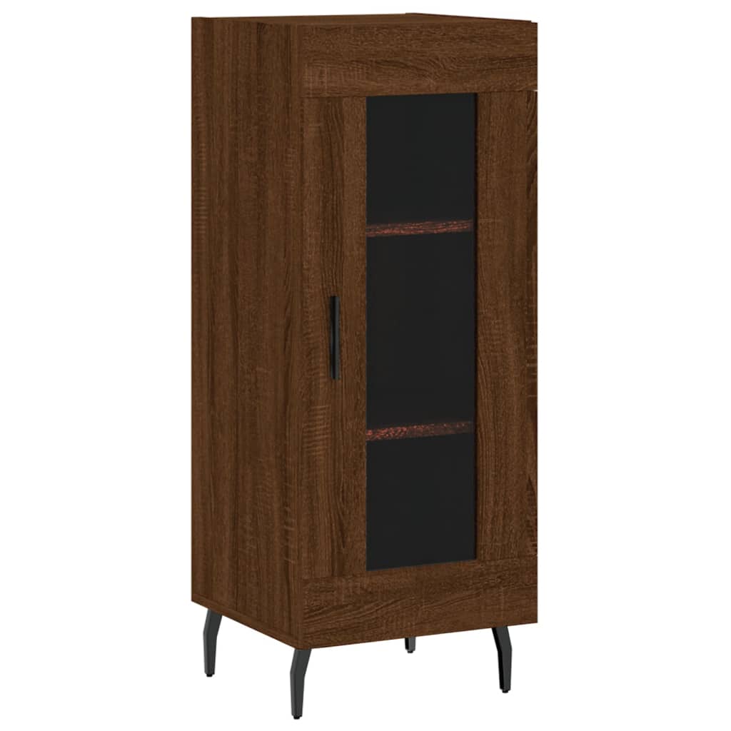 Buffet Chêne marron 34,5x34x90 cm Bois d'ingénierie Buffets & bahuts vidaXL   