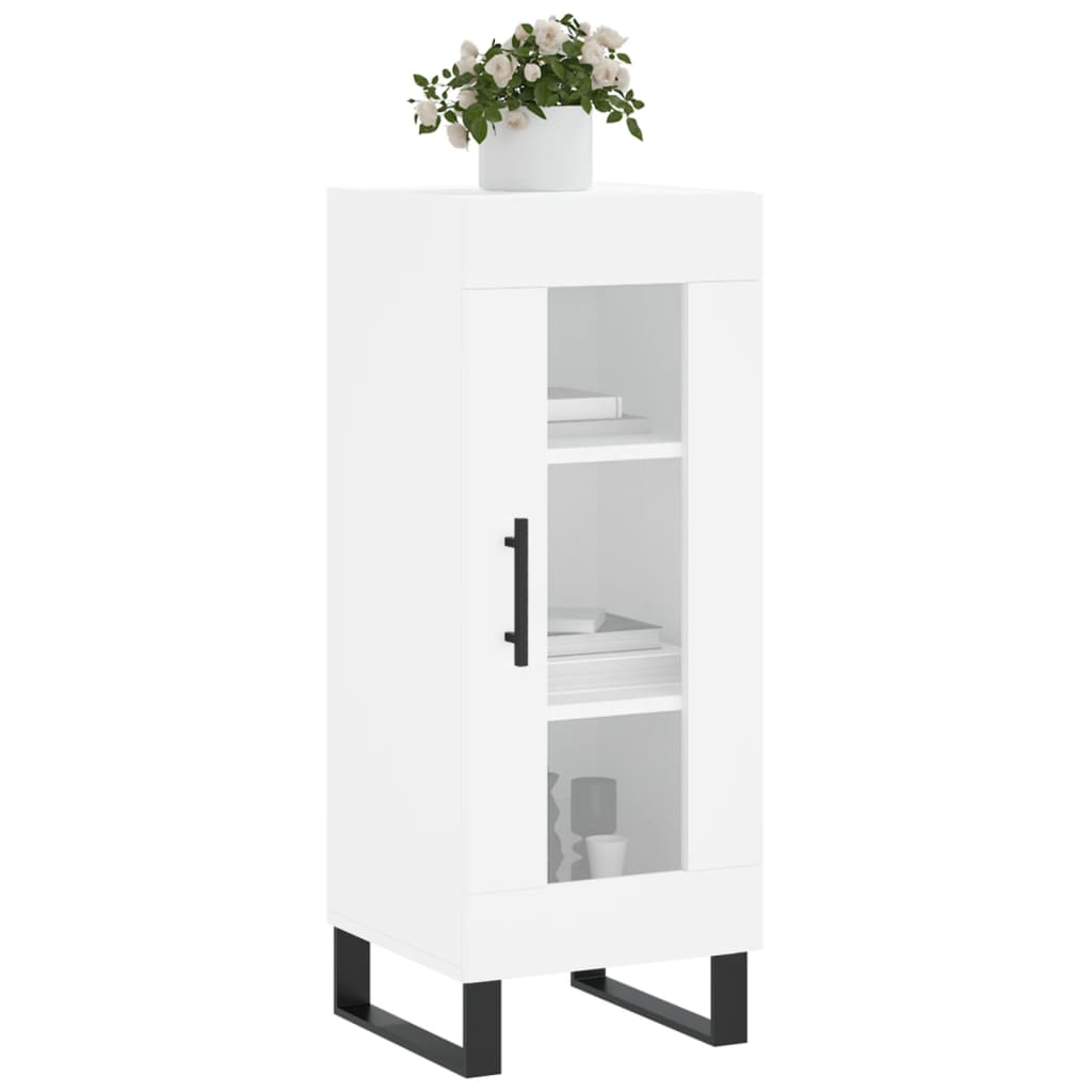 Buffet blanc 34,5x34x90 cm bois d'ingénierie Buffets & bahuts vidaXL   