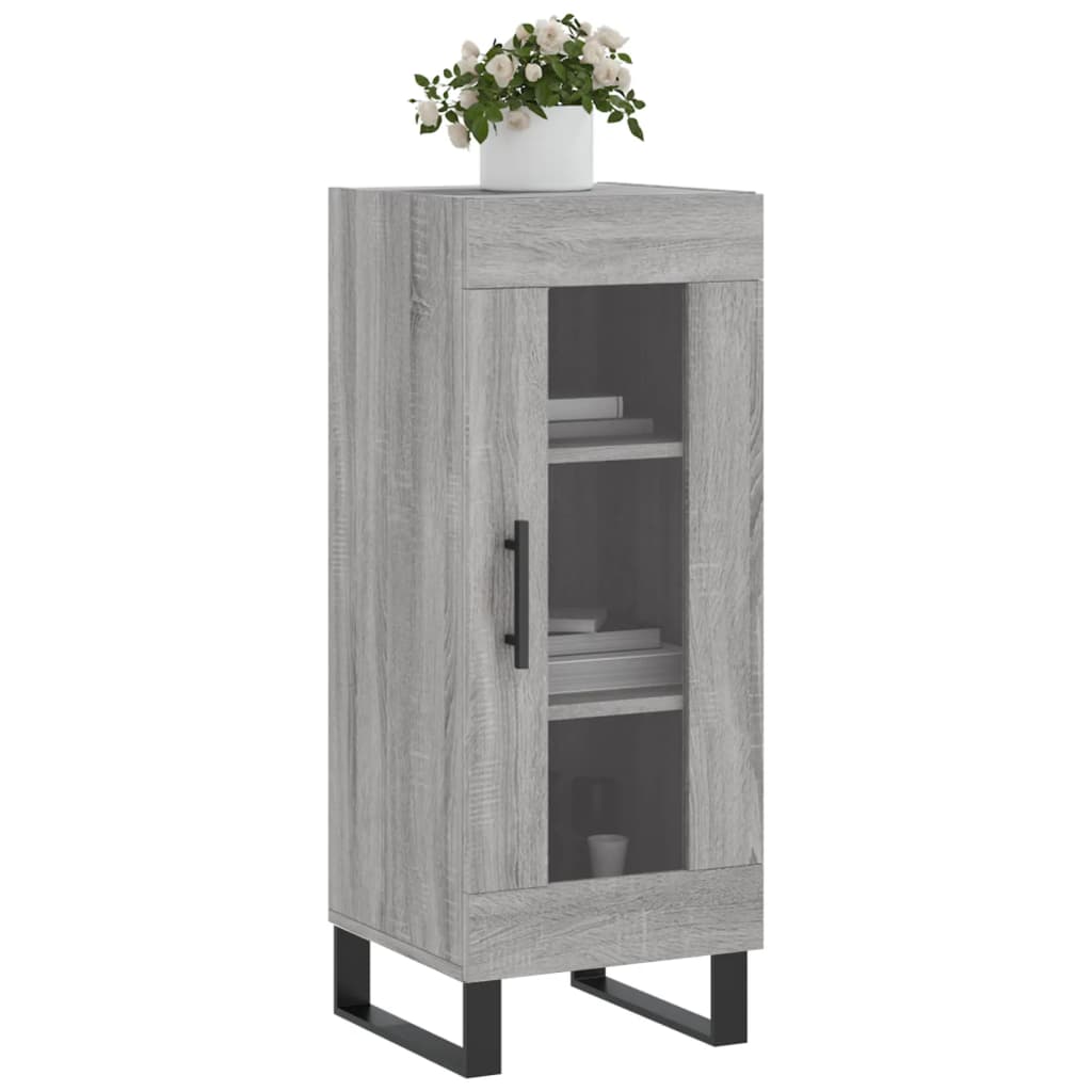 Buffet Sonoma gris 34,5x34x90 cm Bois d'ingénierie Buffets & bahuts vidaXL   