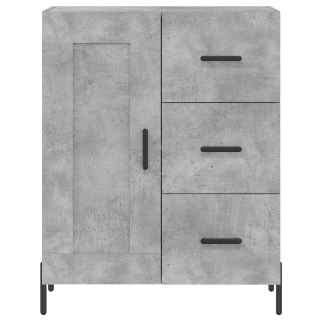 Buffet gris béton 69,5x34x90 cm bois d'ingénierie Buffets & bahuts vidaXL   