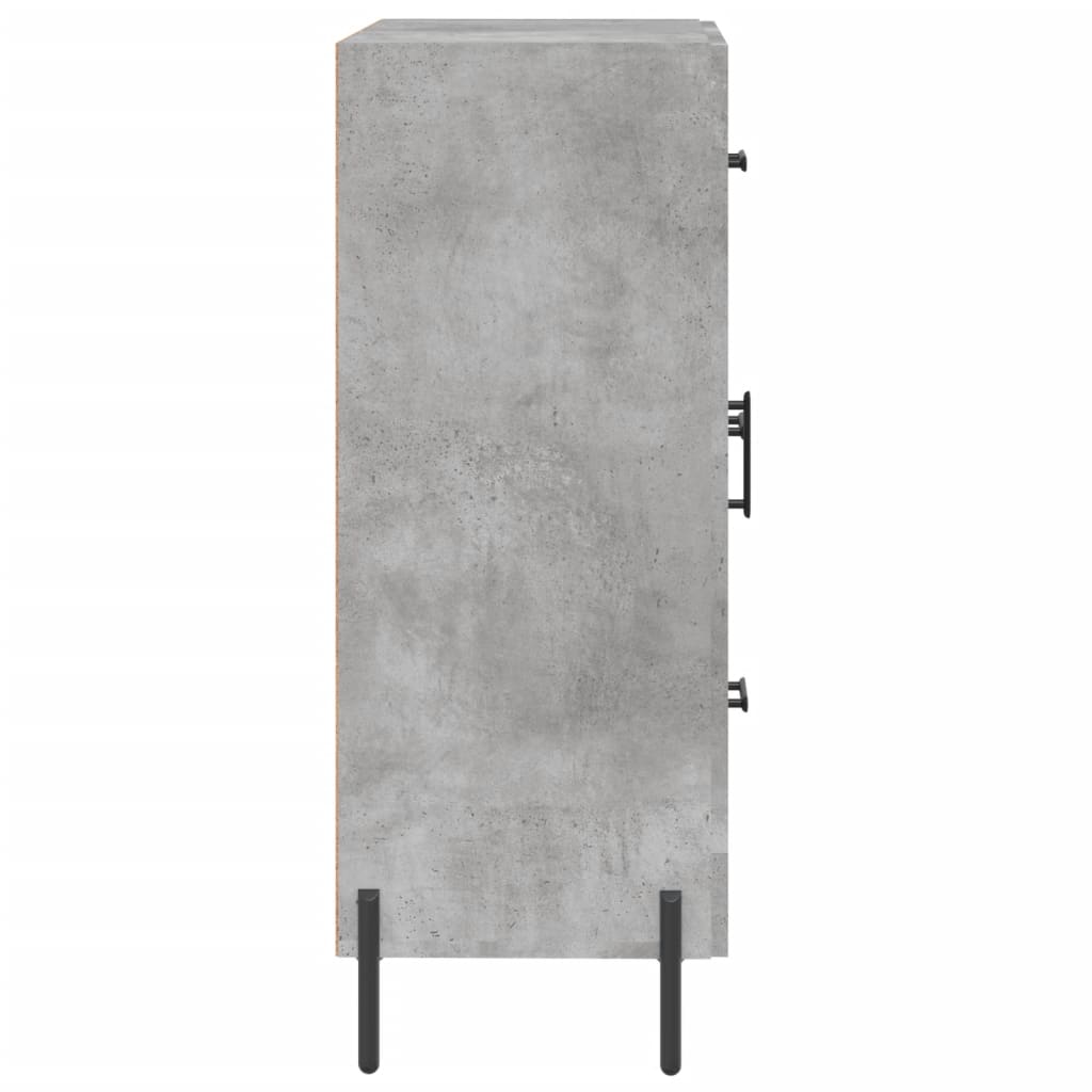 Buffet gris béton 69,5x34x90 cm bois d'ingénierie Buffets & bahuts vidaXL   