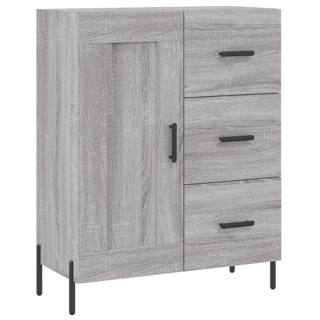 Buffet sonoma gris 69,5x34x90 cm bois d'ingénierie Buffets & bahuts vidaXL   