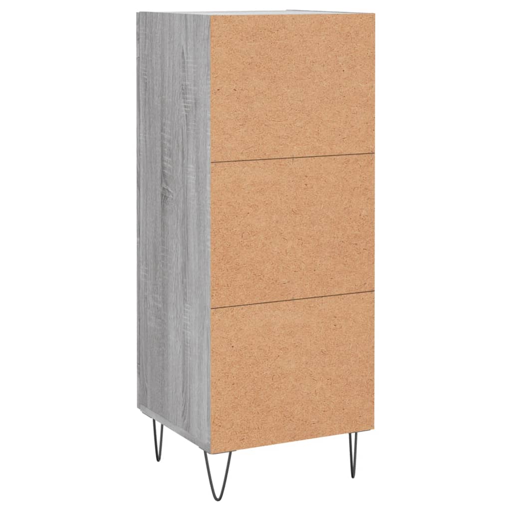 Buffet Sonoma gris 34,5x34x90 cm Bois d'ingénierie Buffets & bahuts vidaXL   