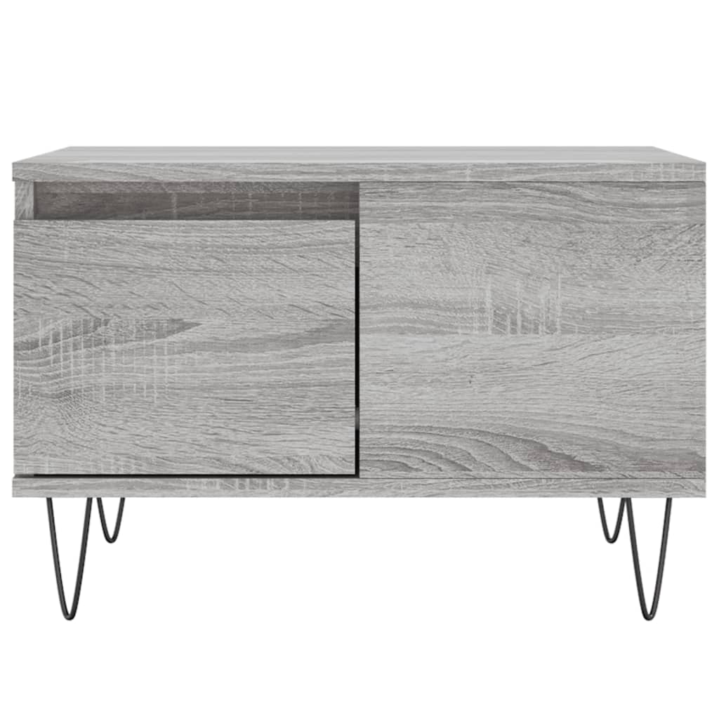Table basse sonoma gris 55x55x36,5 cm bois d'ingénierie Tables basses vidaXL   