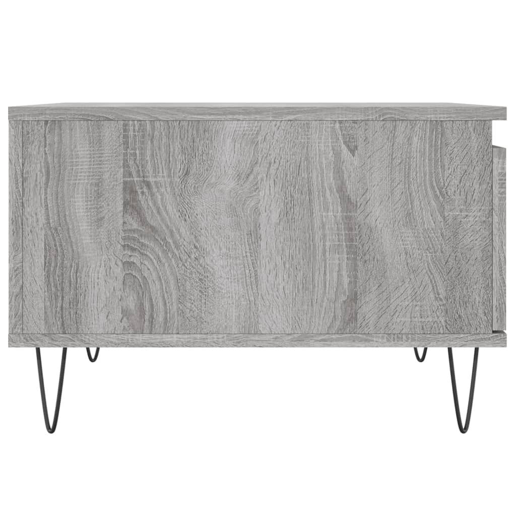 Table basse sonoma gris 55x55x36,5 cm bois d'ingénierie Tables basses vidaXL   