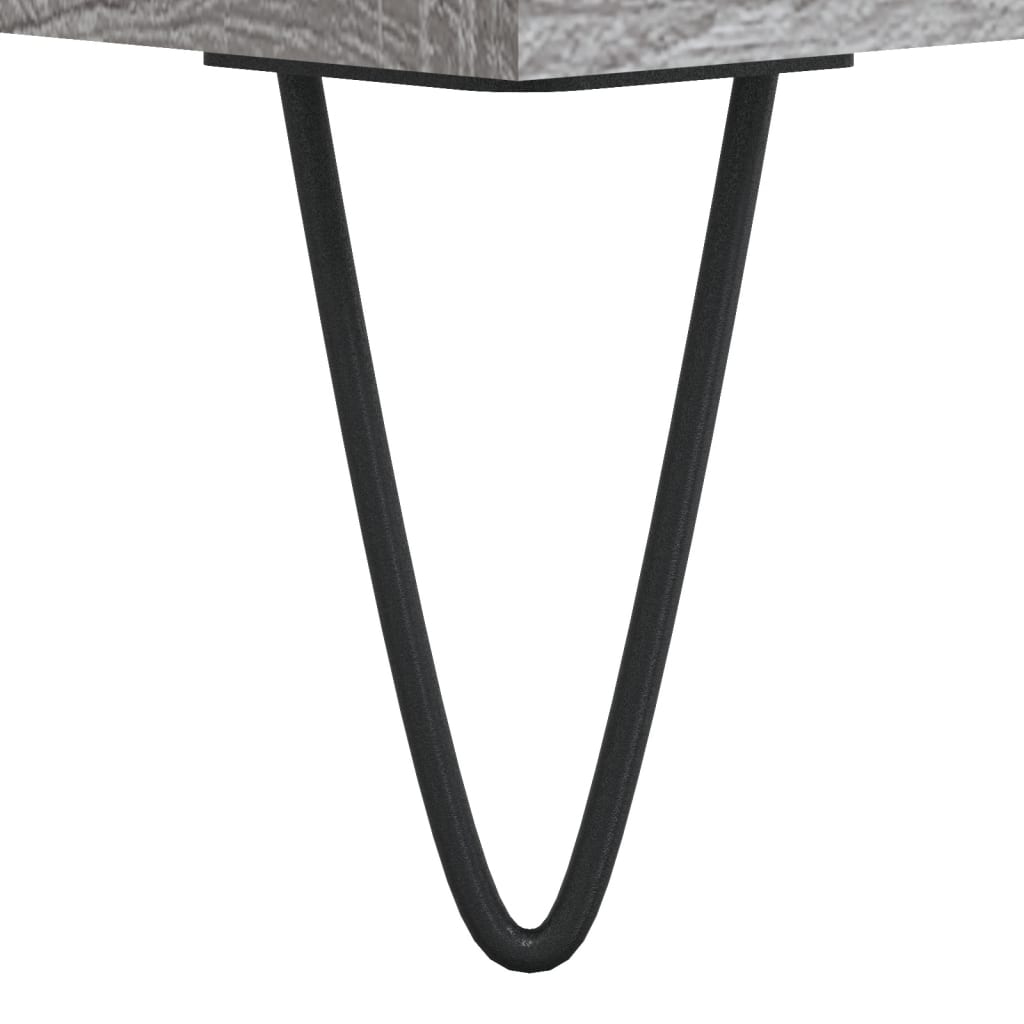 Table basse sonoma gris 55x55x36,5 cm bois d'ingénierie Tables basses vidaXL   