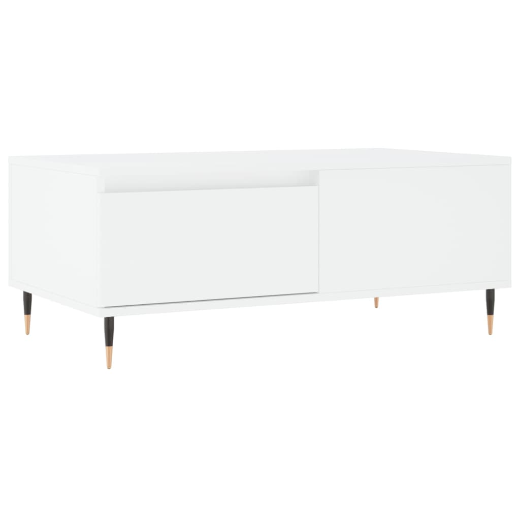 Table basse Blanc 90x50x36,5 cm Bois d'ingénierie Tables basses vidaXL   