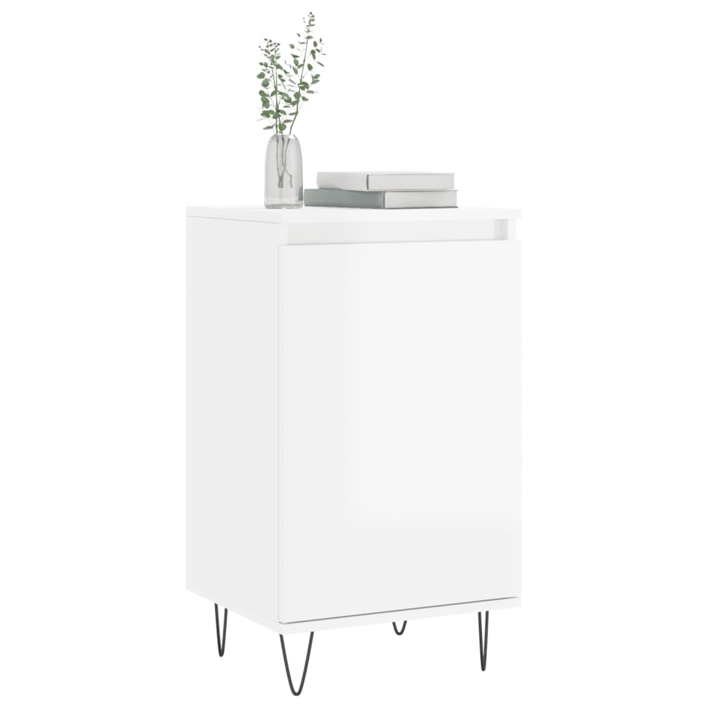 Buffets 2 pcs blanc brillant 40x35x70 cm bois d'ingénierie Buffets & bahuts vidaXL   