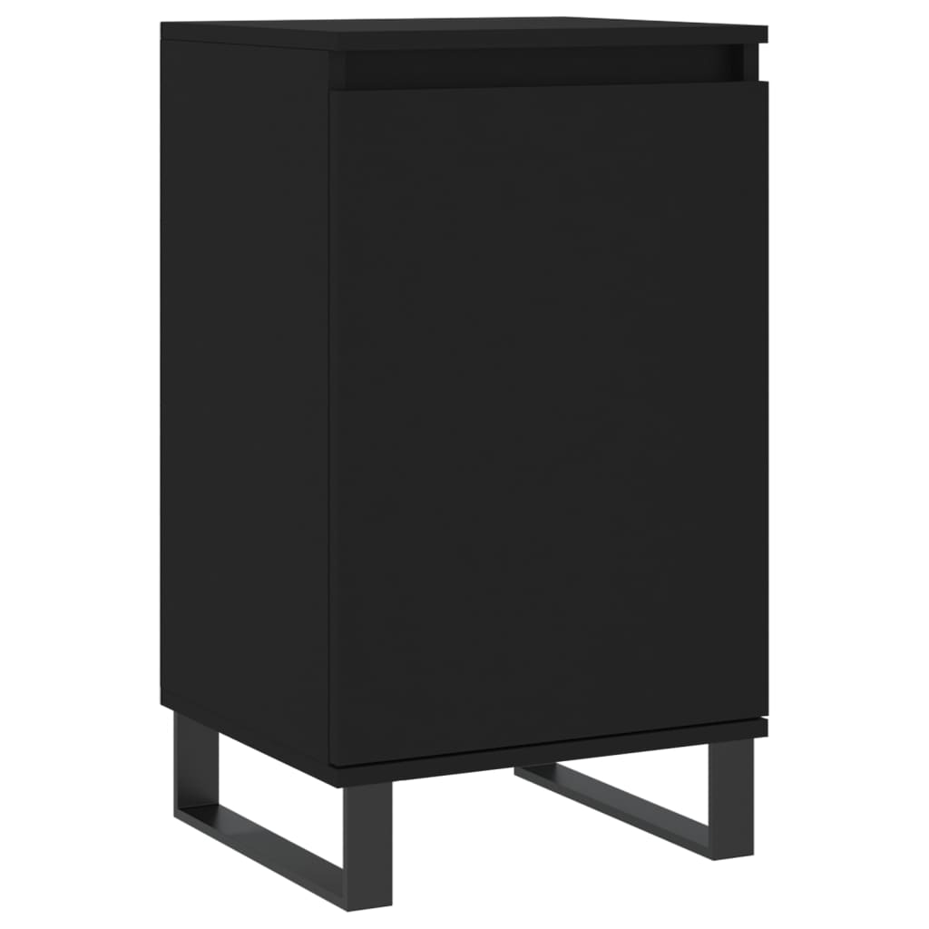 Buffets 2 pcs noir 40x35x70 cm bois d’ingénierie Buffets & bahuts vidaXL   