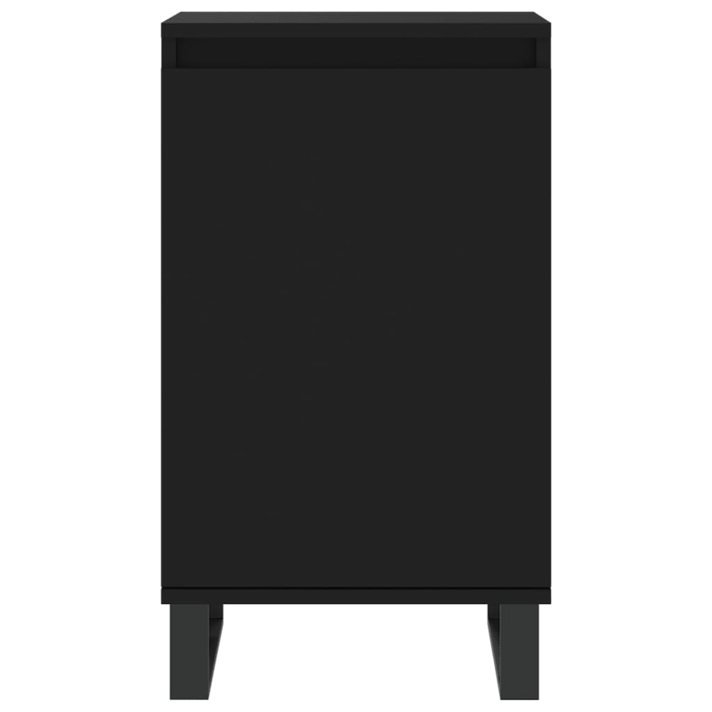 Buffets 2 pcs noir 40x35x70 cm bois d’ingénierie Buffets & bahuts vidaXL   