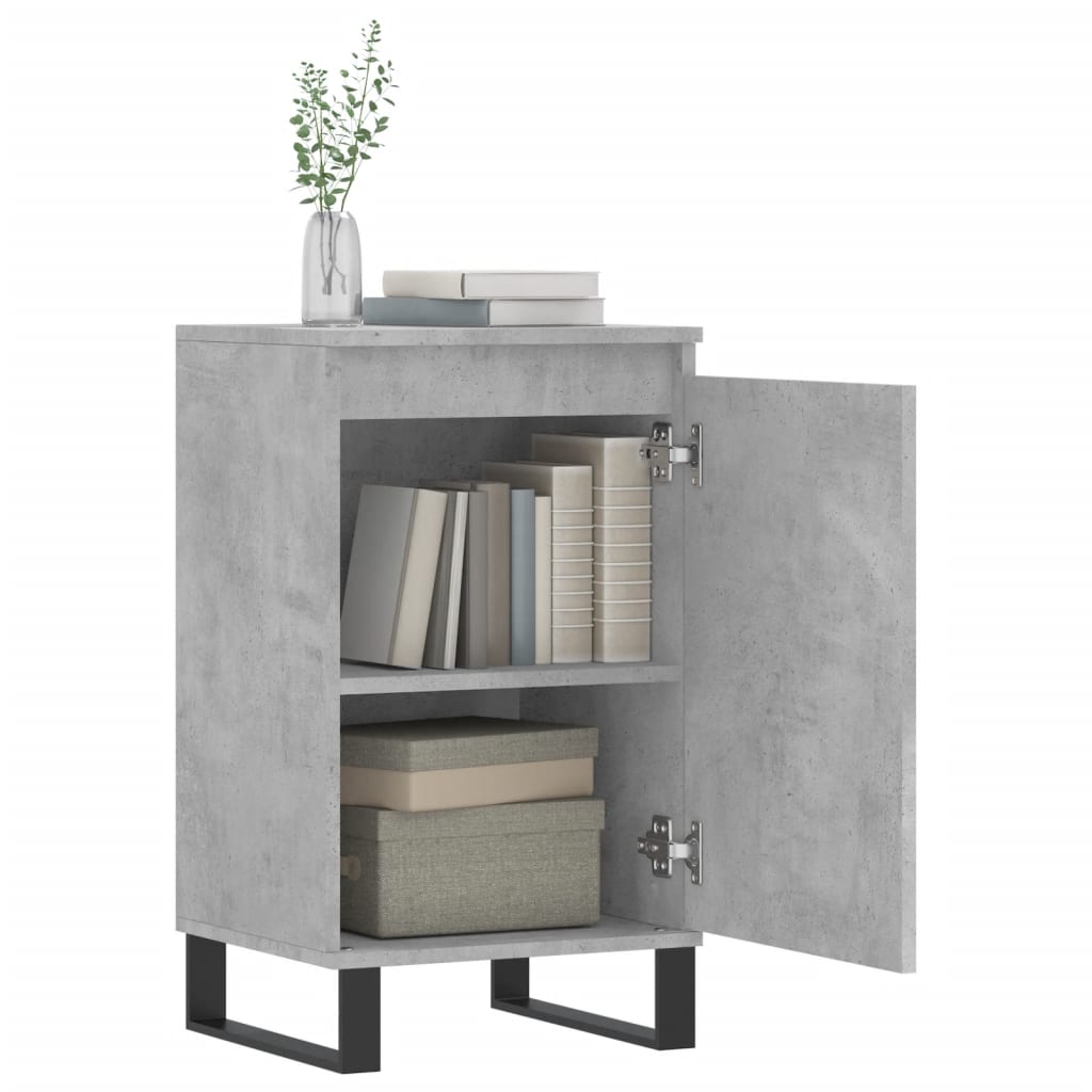 Buffet gris béton 40x35x70 cm bois d'ingénierie Buffets & bahuts vidaXL   