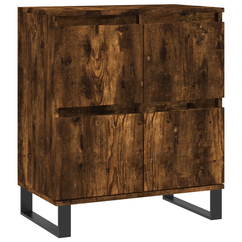 Buffet Chêne fumé 60x35x70 cm Bois d'ingénierie Buffets & bahuts vidaXL   