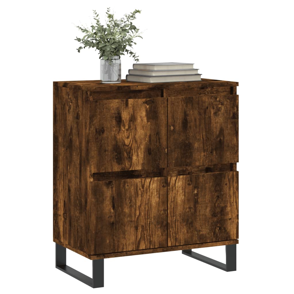 Buffet Chêne fumé 60x35x70 cm Bois d'ingénierie Buffets & bahuts vidaXL   