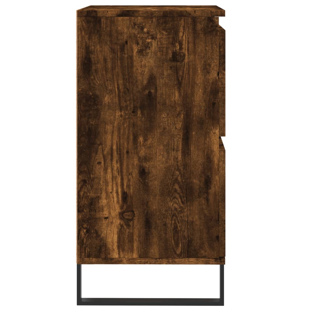 Buffet Chêne fumé 60x35x70 cm Bois d'ingénierie Buffets & bahuts vidaXL   