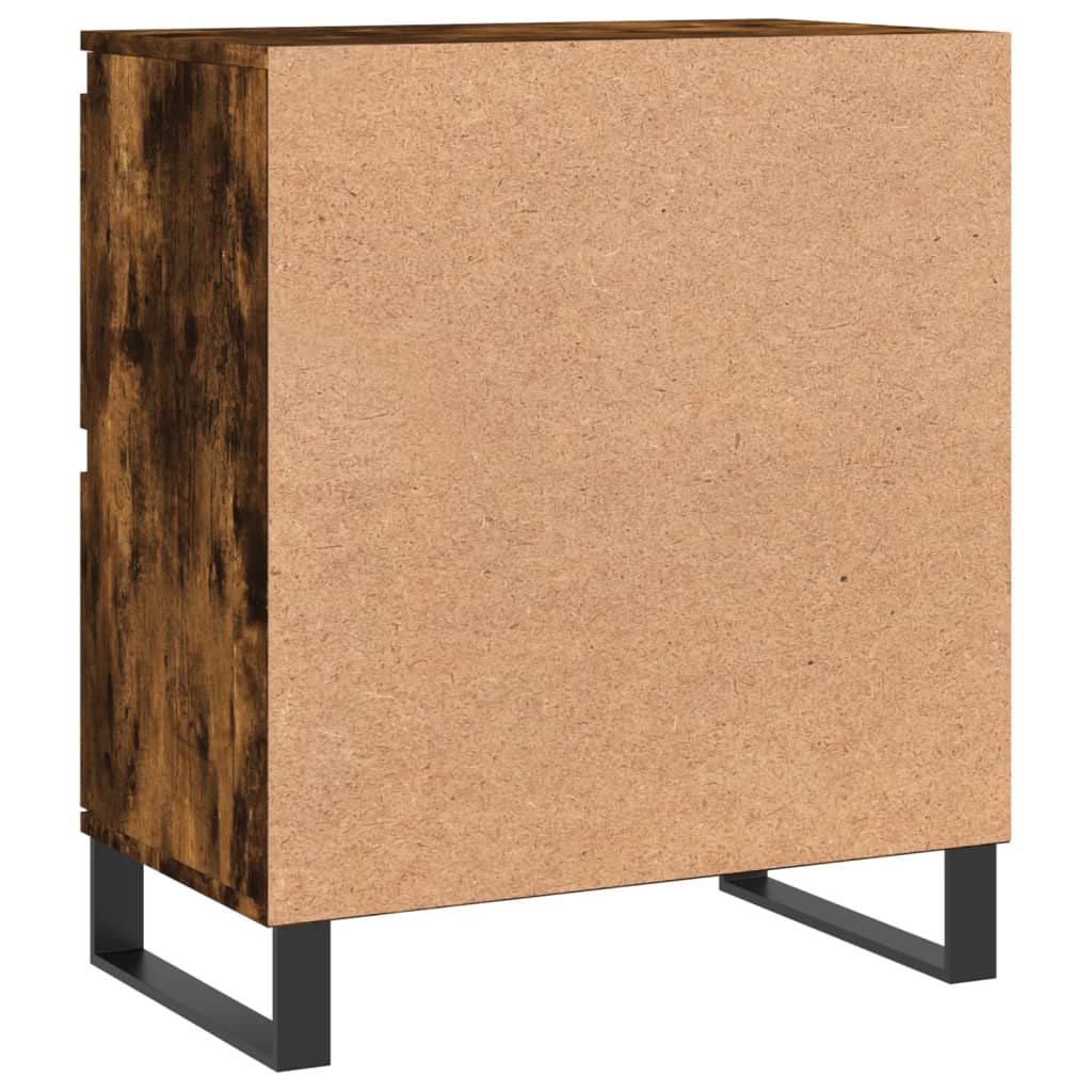 Buffet Chêne fumé 60x35x70 cm Bois d'ingénierie Buffets & bahuts vidaXL   