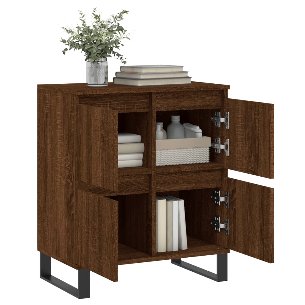 Buffet Chêne marron 60x35x70 cm Bois d'ingénierie Buffets & bahuts vidaXL   