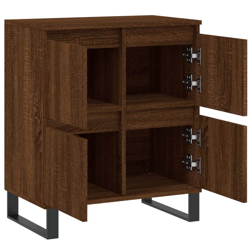 Buffet Chêne marron 60x35x70 cm Bois d'ingénierie Buffets & bahuts vidaXL   