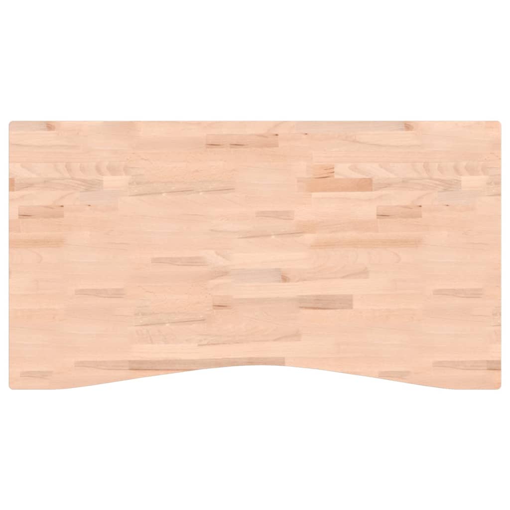 Dessus de bureau 110x(55-60)x2,5 cm bois massif de hêtre Pièces et accessoires pour bureaux vidaXL   