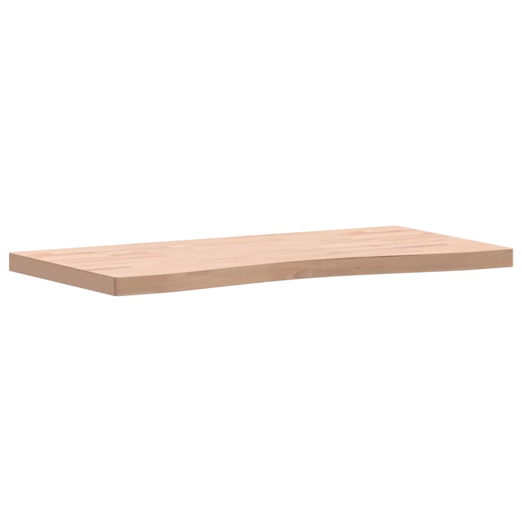 Dessus de bureau 100x(45-50)x4 cm bois massif de hêtre Pièces et accessoires pour bureaux vidaXL   