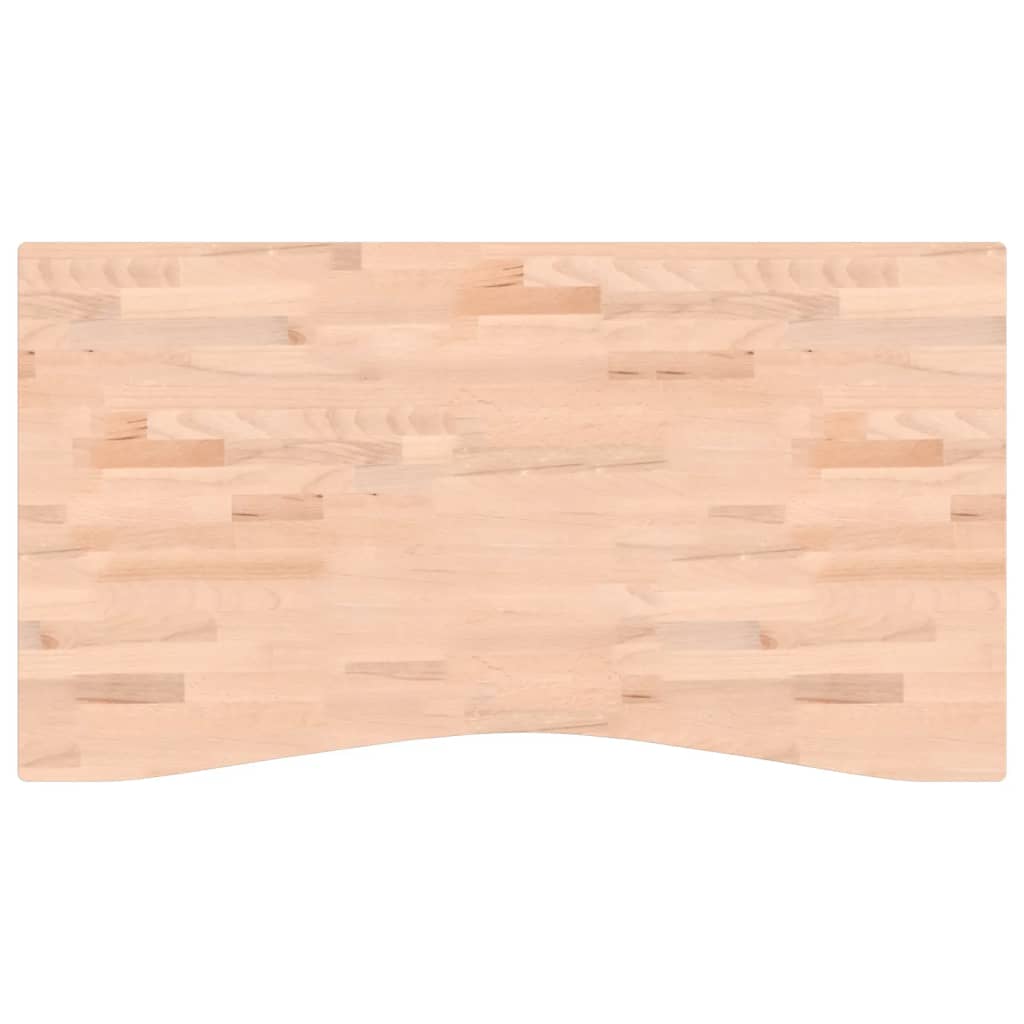 Dessus de bureau 110x(55-60)x4 cm bois massif de hêtre Pièces et accessoires pour bureaux vidaXL   