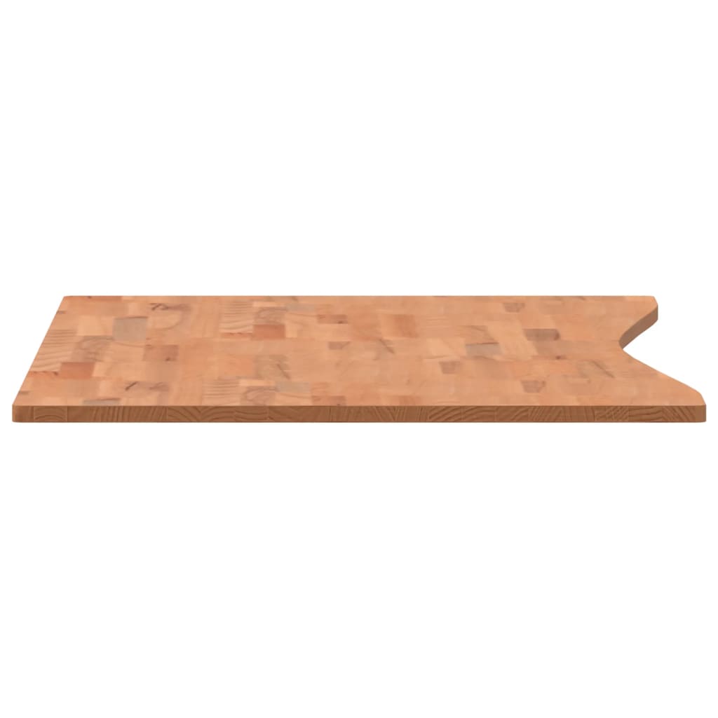 Dessus de bureau 110x(55-60)x1,5 cm bois massif de hêtre Pièces et accessoires pour bureaux vidaXL   