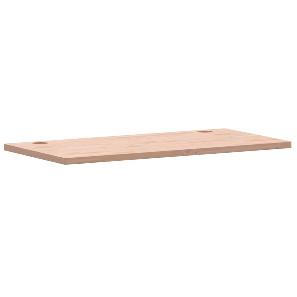 Dessus de bureau 100x50x2,5 cm bois massif de hêtre Pièces et accessoires pour bureaux vidaXL   