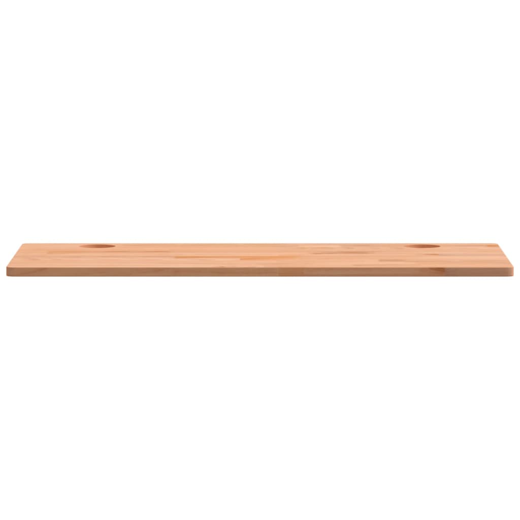 Dessus de bureau 100x50x1,5 cm bois massif de hêtre Pièces et accessoires pour bureaux vidaXL   