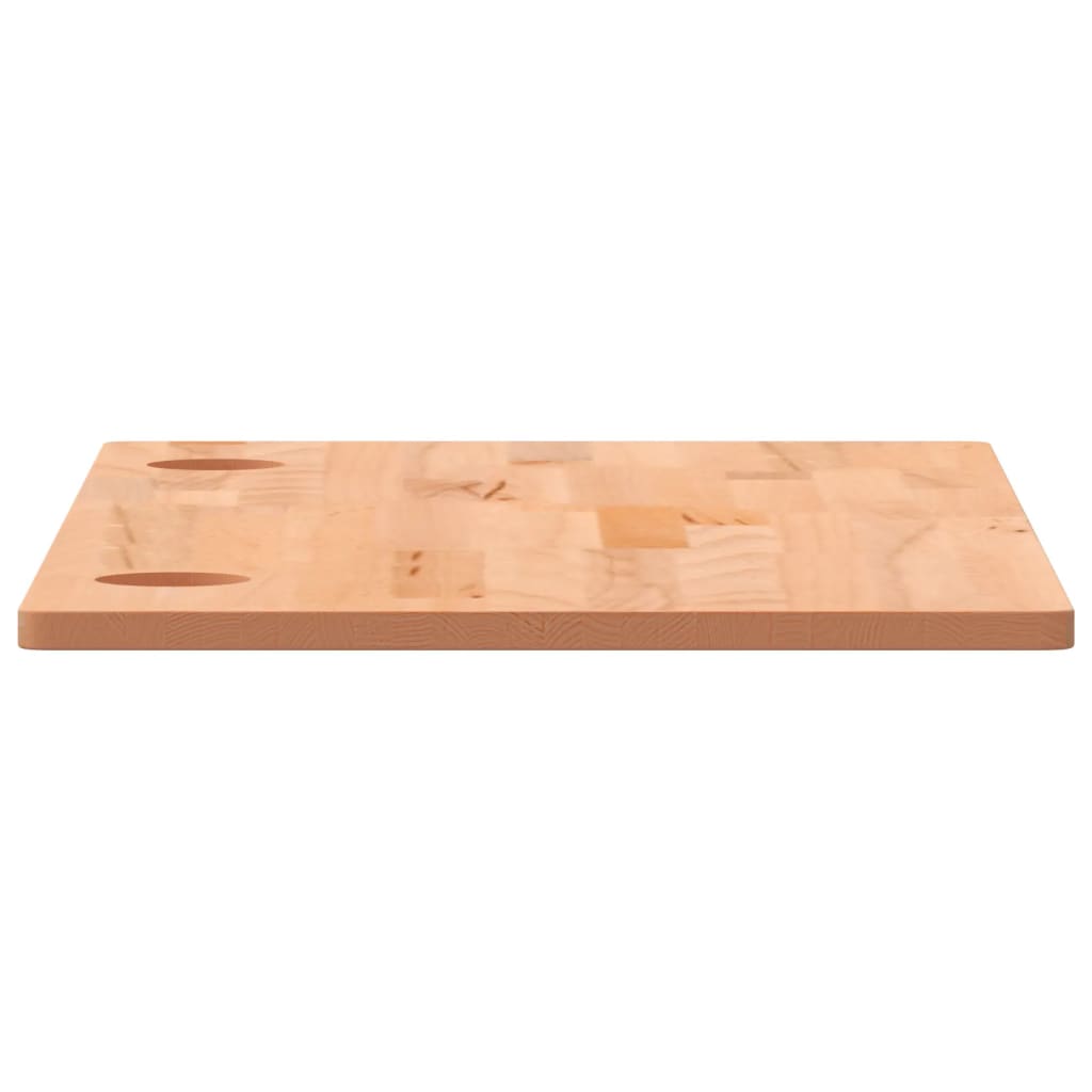 Dessus de bureau 100x50x1,5 cm bois massif de hêtre Pièces et accessoires pour bureaux vidaXL   