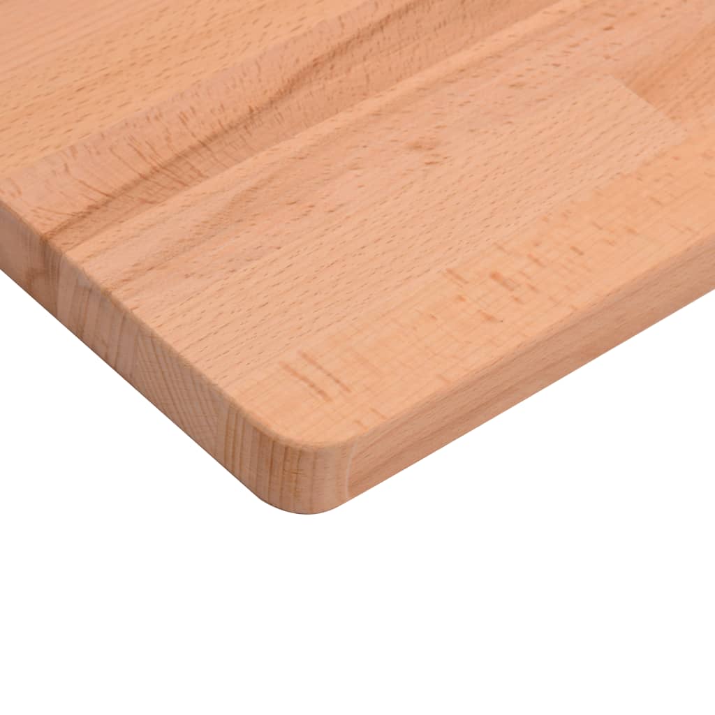Dessus de bureau 100x50x1,5 cm bois massif de hêtre Pièces et accessoires pour bureaux vidaXL   
