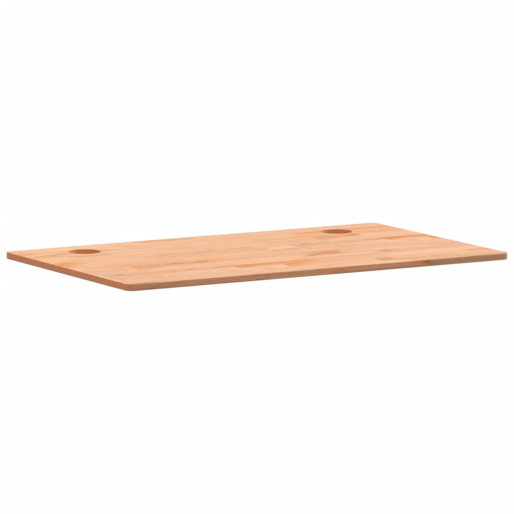 Dessus de bureau 100x60x1,5 cm bois massif de hêtre Pièces et accessoires pour bureaux vidaXL   
