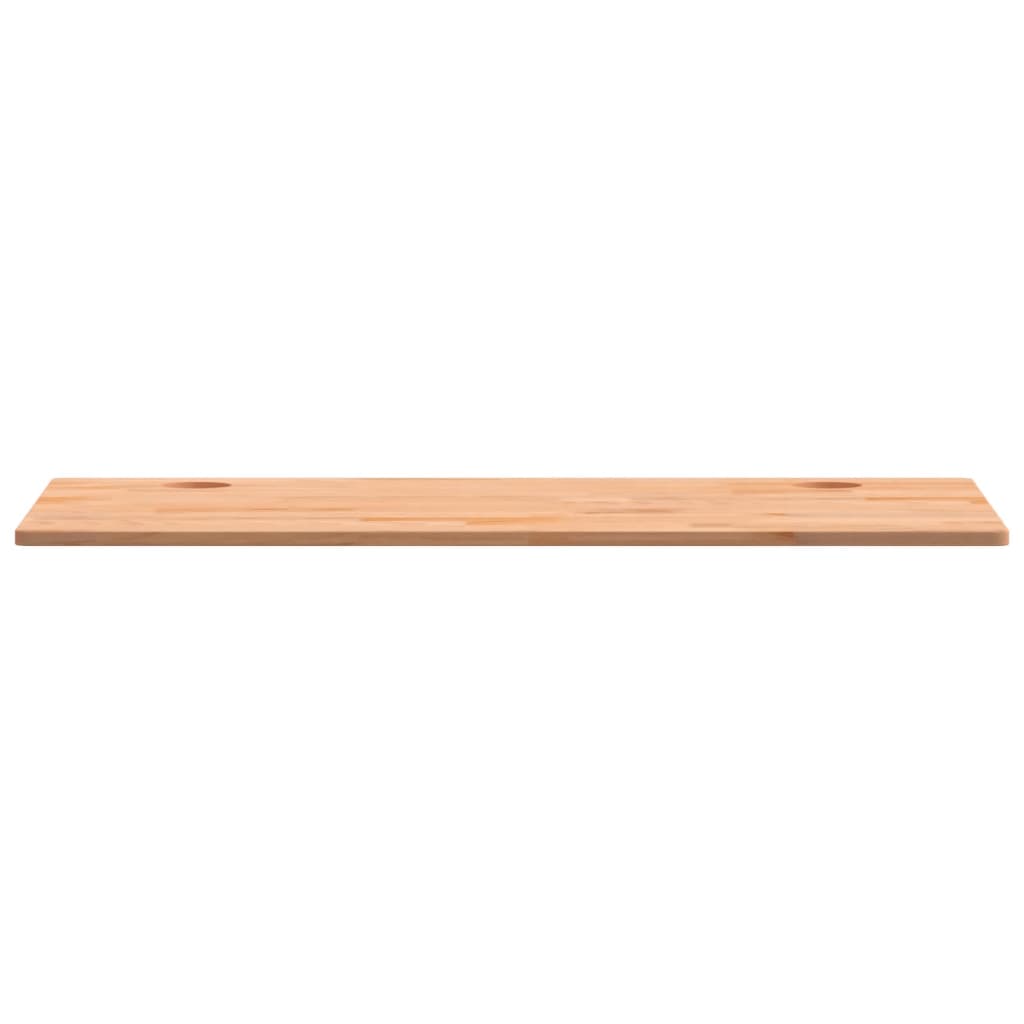 Dessus de bureau 100x60x1,5 cm bois massif de hêtre Pièces et accessoires pour bureaux vidaXL   
