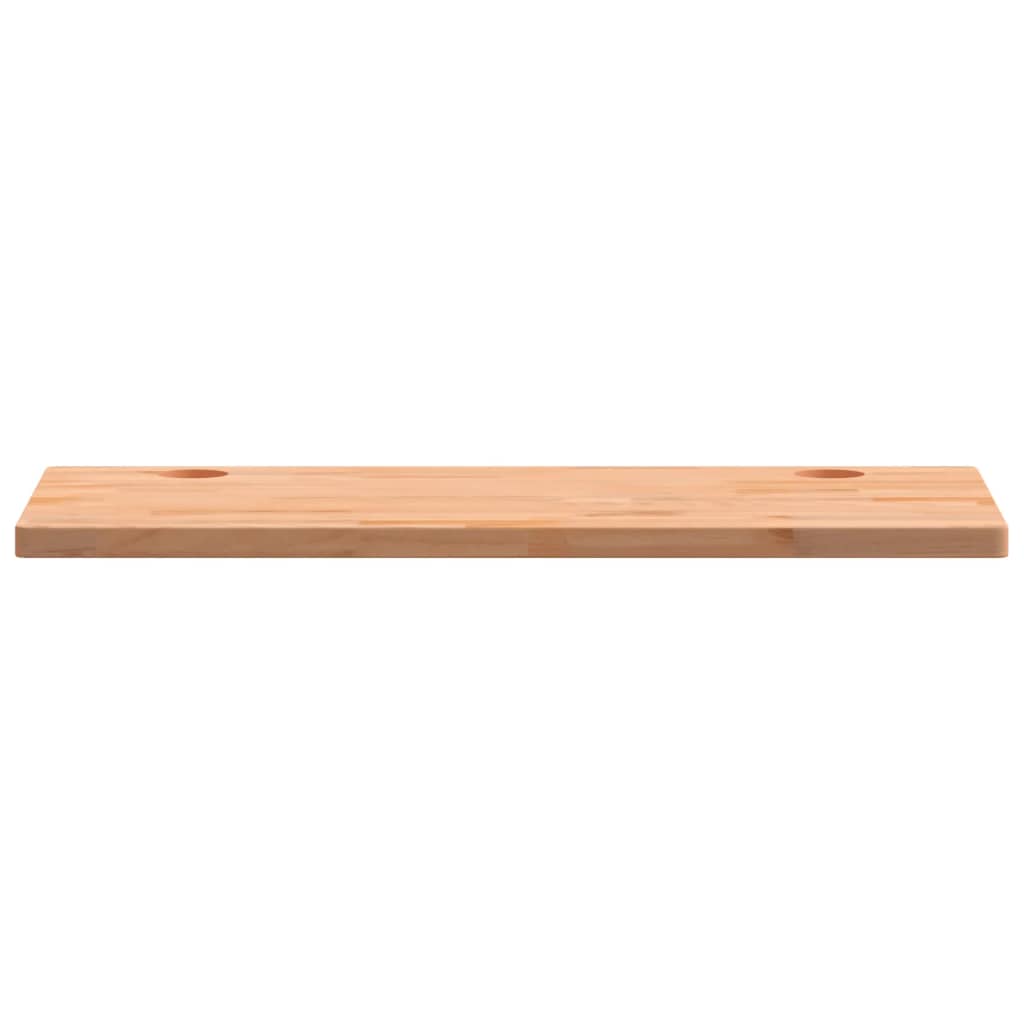 Dessus de bureau 80x40x2,5 cm bois massif de hêtre Pièces et accessoires pour bureaux vidaXL   