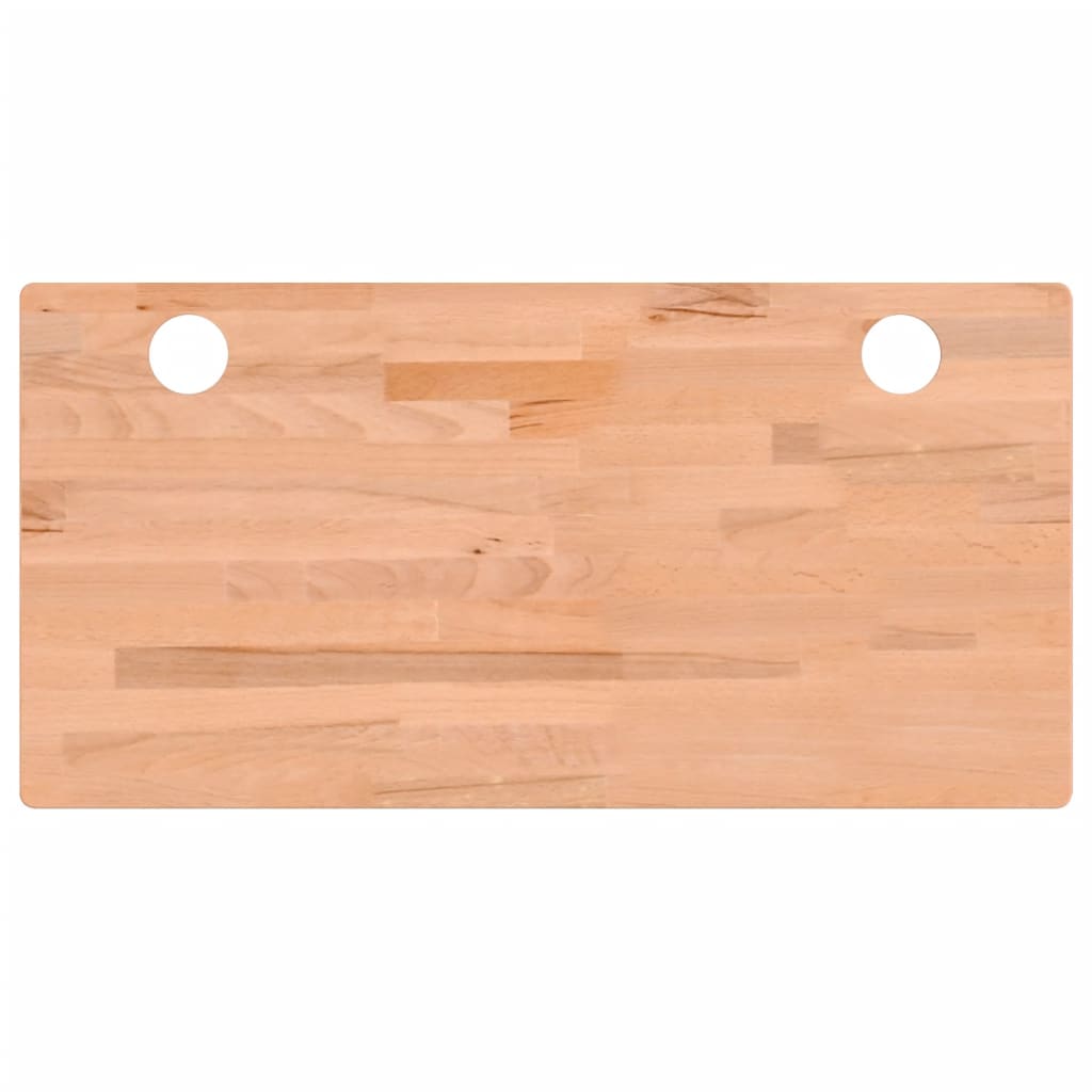 Dessus de bureau 100x50x2,5 cm bois massif de hêtre Pièces et accessoires pour bureaux vidaXL   