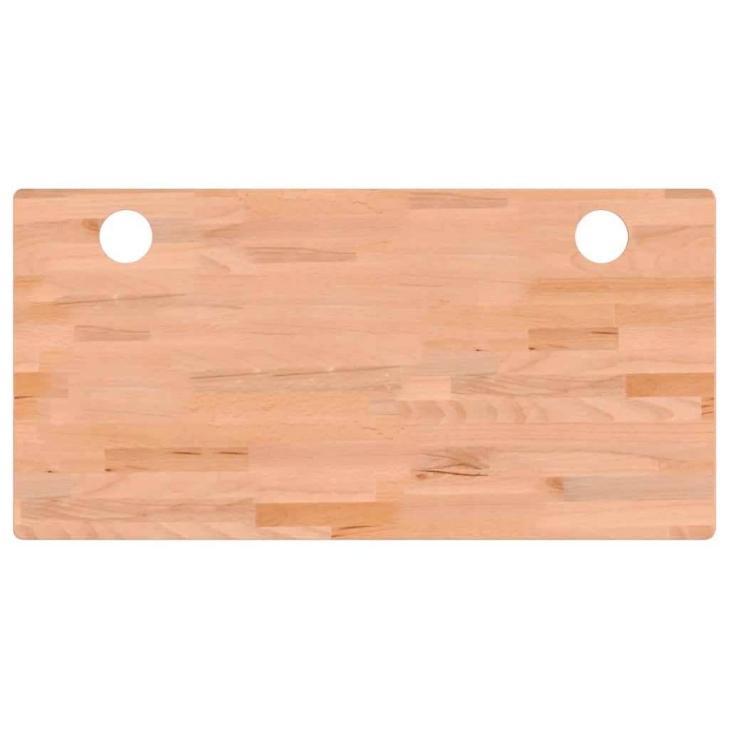 Dessus de bureau 110x55x2,5 cm bois massif de hêtre Pièces et accessoires pour bureaux vidaXL   