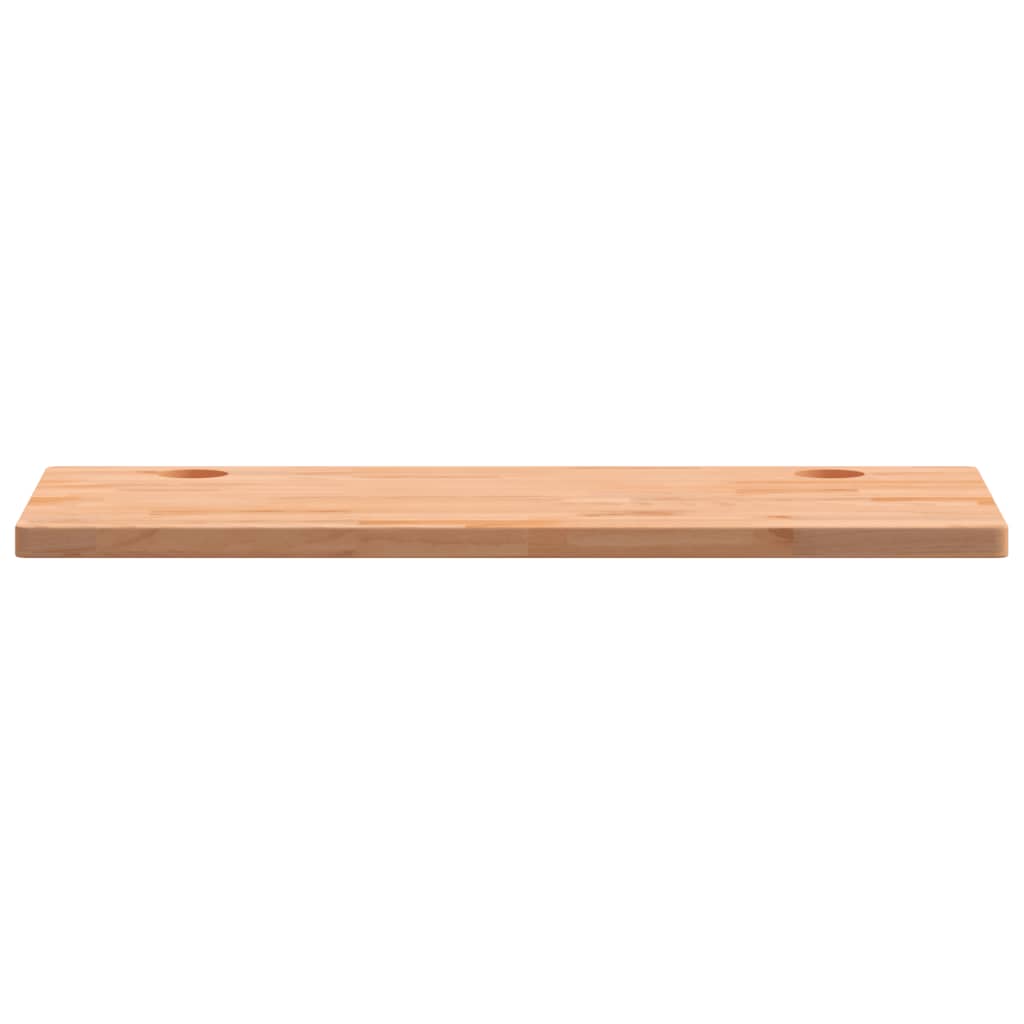 Dessus de bureau 110x55x2,5 cm bois massif de hêtre Pièces et accessoires pour bureaux vidaXL   