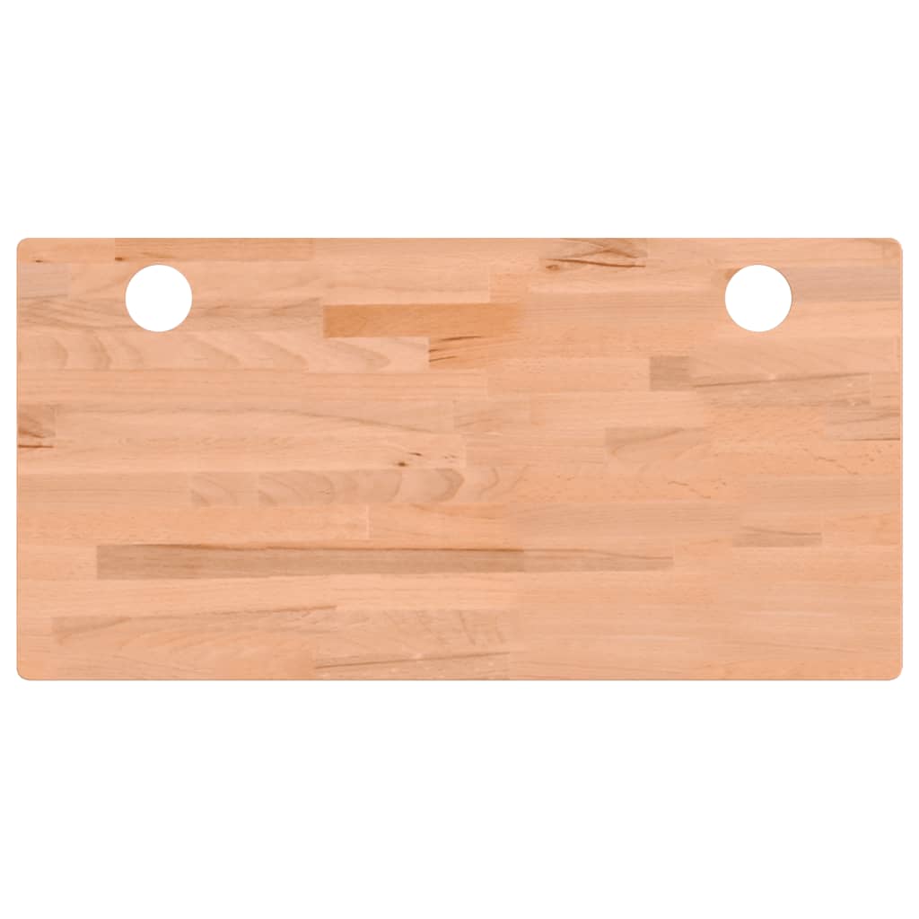 Dessus de bureau 100x50x4 cm bois massif de hêtre Pièces et accessoires pour bureaux vidaXL   