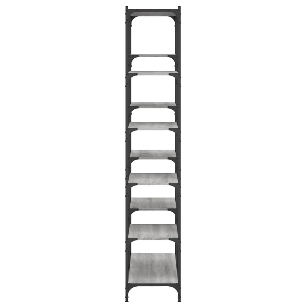 Bibliothèque sonoma gris 100x32x170 cm bois d'ingénierie et fer Bibliothèques vidaXL   