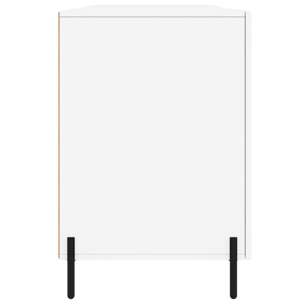 Bureau blanc 140x50x75 cm bois d'ingénierie Bureaux vidaXL   