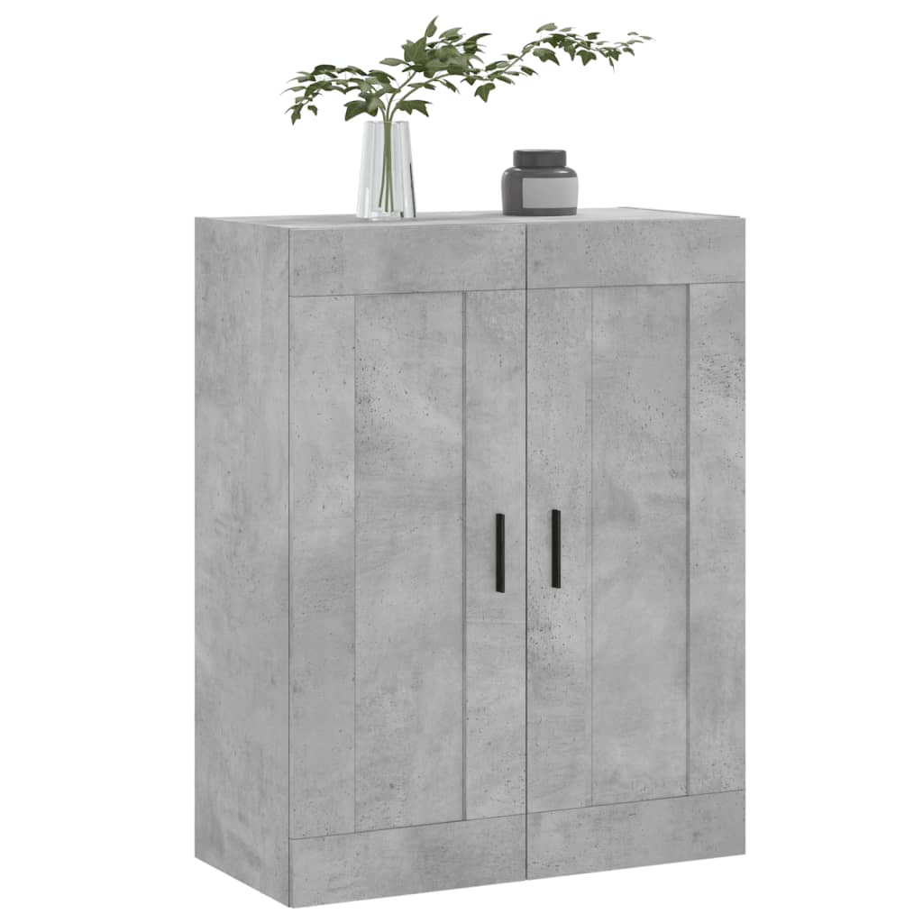 Armoire murale gris béton 69,5x34x90 cm bois d'ingénierie Buffets & bahuts vidaXL   