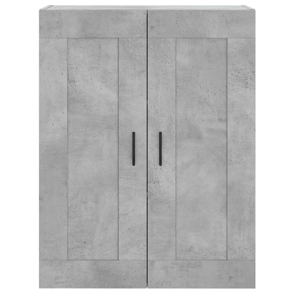 Armoire murale gris béton 69,5x34x90 cm bois d'ingénierie Buffets & bahuts vidaXL   