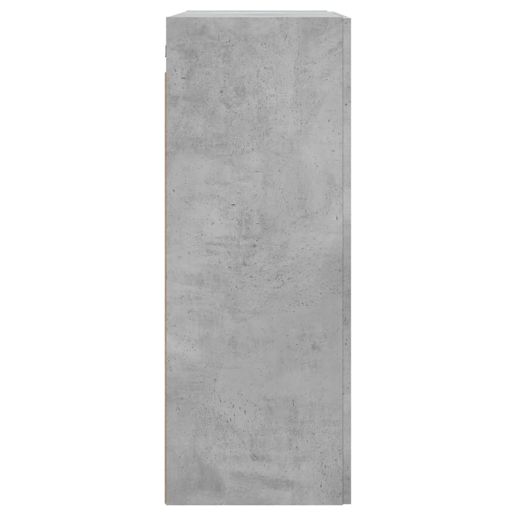 Armoire murale gris béton 69,5x34x90 cm bois d'ingénierie Buffets & bahuts vidaXL   