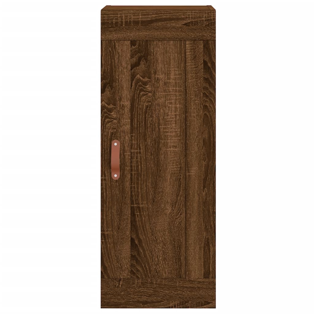 Armoire murale chêne marron 34,5x34x90 cm bois d'ingénierie Buffets & bahuts vidaXL   