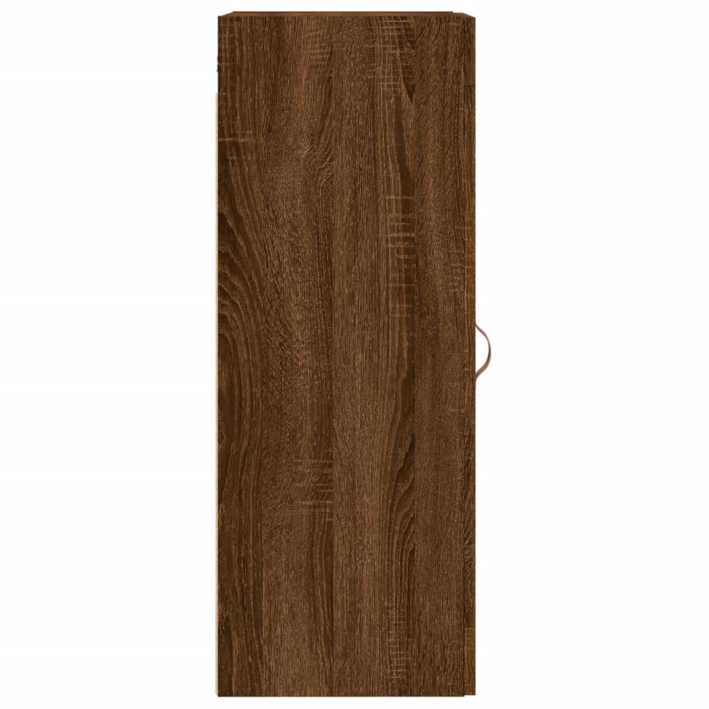 Armoire murale chêne marron 34,5x34x90 cm bois d'ingénierie Buffets & bahuts vidaXL   
