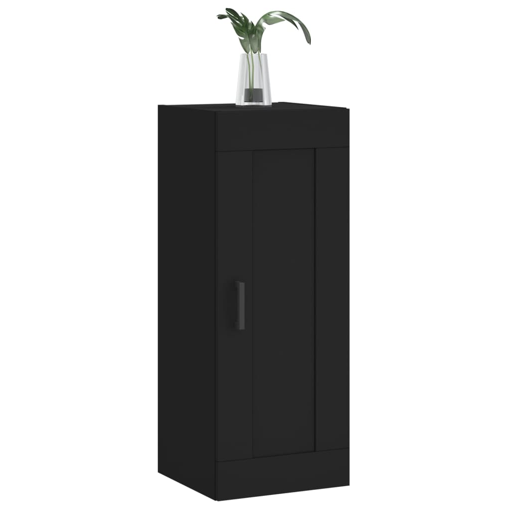Armoire murale noir 34,5x34x90 cm bois d'ingénierie Buffets & bahuts vidaXL   