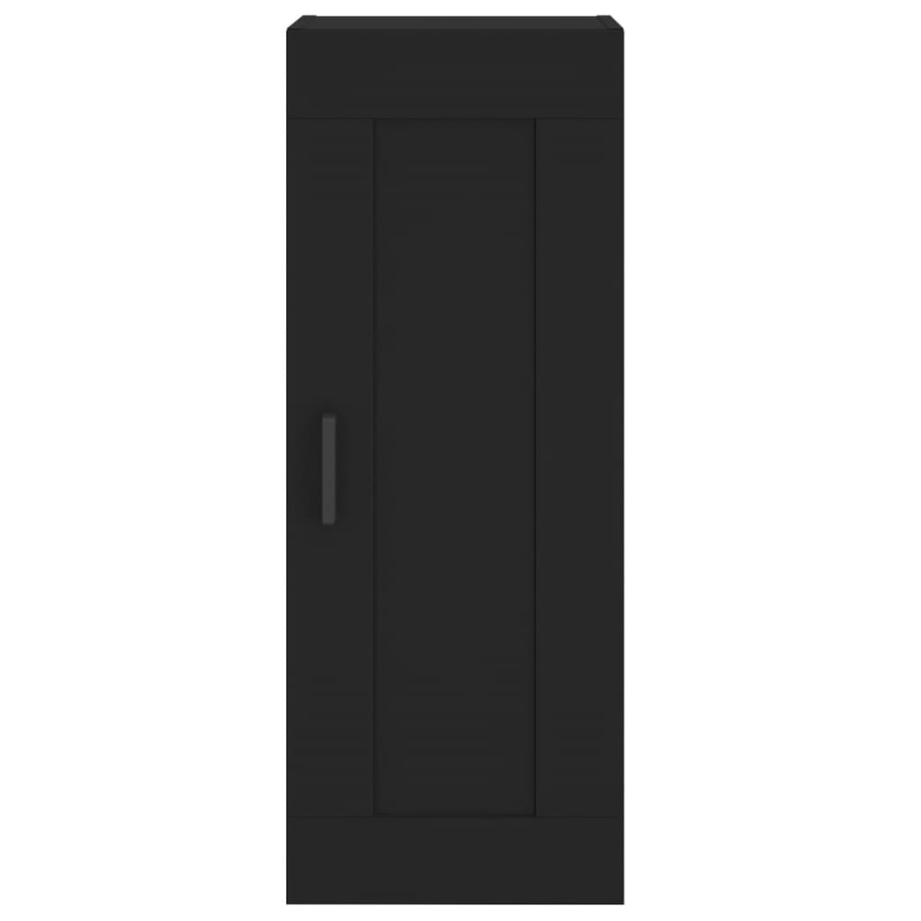 Armoire murale noir 34,5x34x90 cm bois d'ingénierie Buffets & bahuts vidaXL   
