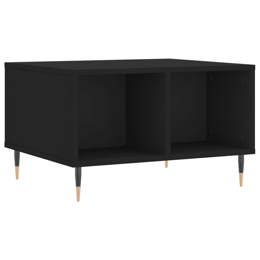 Table basse Noir 60x50x36,5 cm Bois d'ingénierie Tables basses vidaXL   