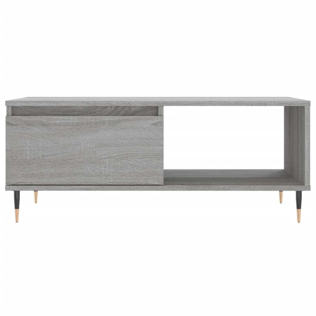 Table basse Sonoma gris 90x50x36,5 cm Bois d'ingénierie Tables basses vidaXL   